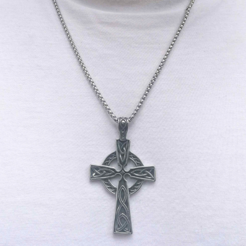 Vintage Celtic Cross Necklace