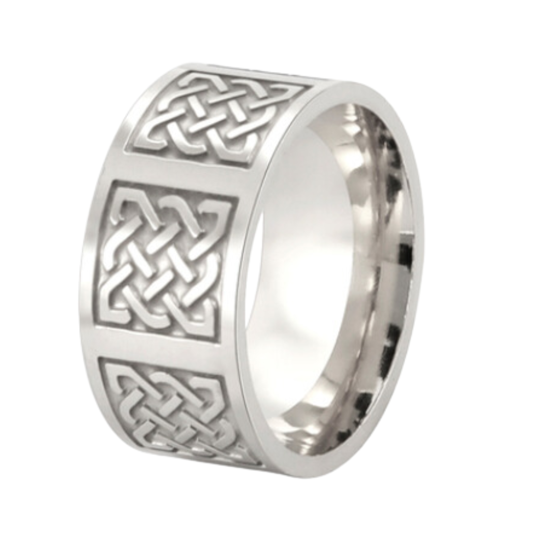 Celtic Knot Viking Ring Silver – IB4UD Shop